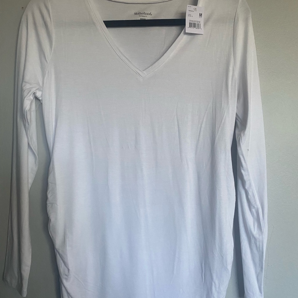 Motherhood Maternity White Top